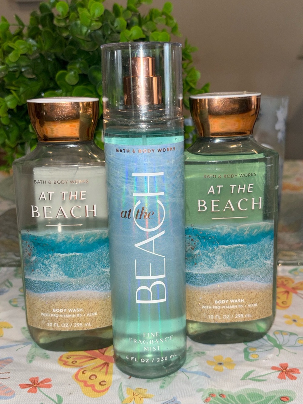 Bath& Body Works At The Beach Shower Gels and Fragrance Mist
